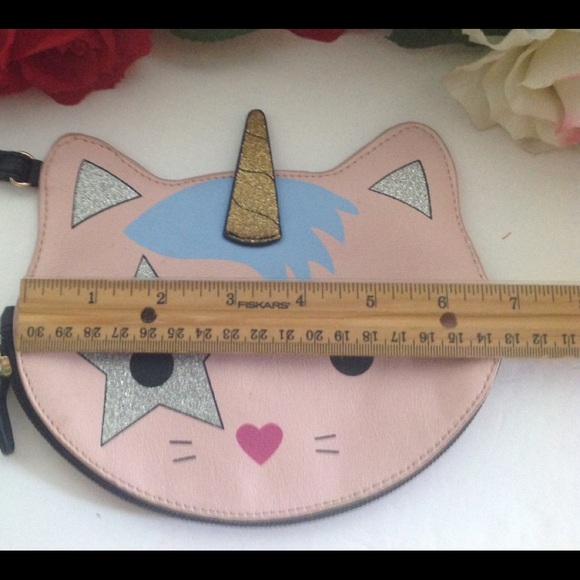 Betsey Johnson Unicorn Wristlet Bag Purse Wallet - Picture 9 of 16